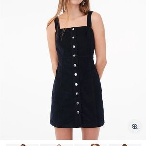 Aeropostale dark navy almost Black Button-Front Mini Dress